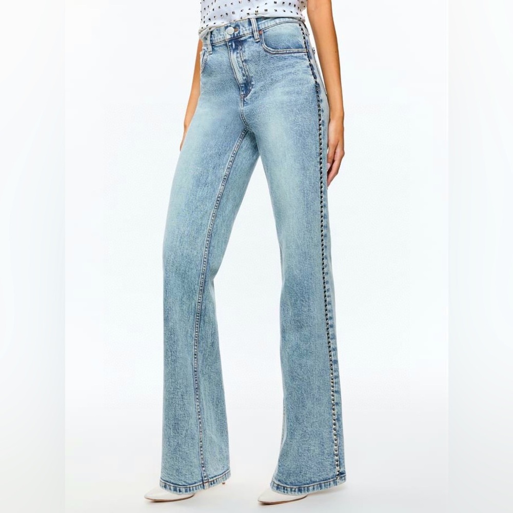 Alice + Olivia Bodie Studded Jean, size 25, sold out